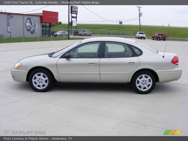 Gold Ash Metallic / Medium/Dark Pebble Beige 2006 Ford Taurus SE