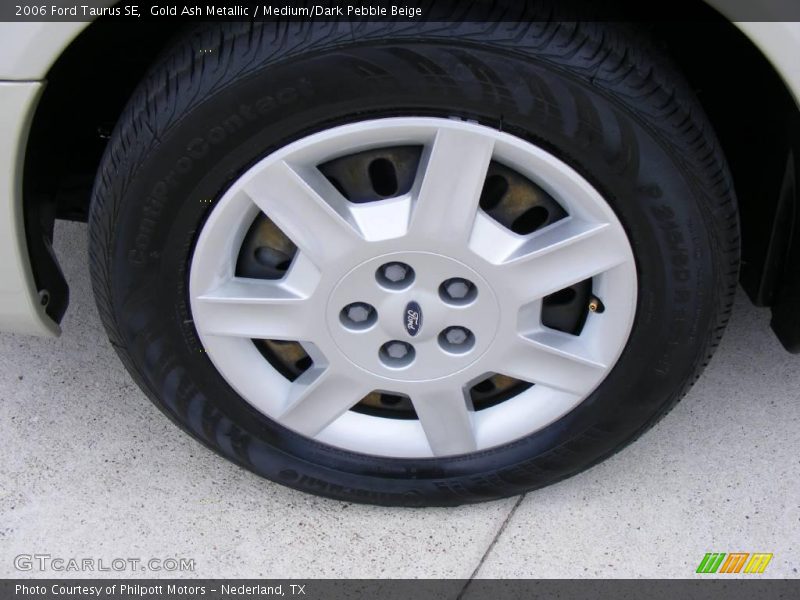 Gold Ash Metallic / Medium/Dark Pebble Beige 2006 Ford Taurus SE