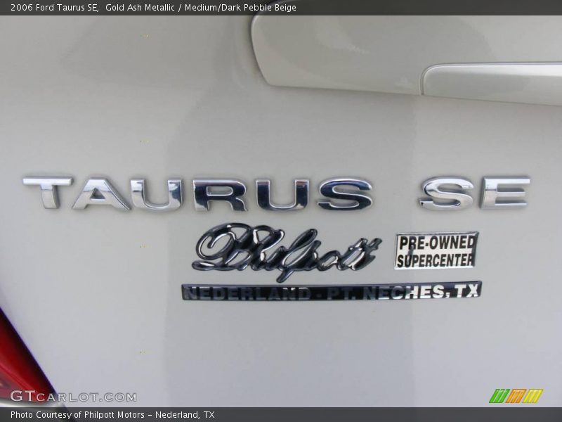 Gold Ash Metallic / Medium/Dark Pebble Beige 2006 Ford Taurus SE