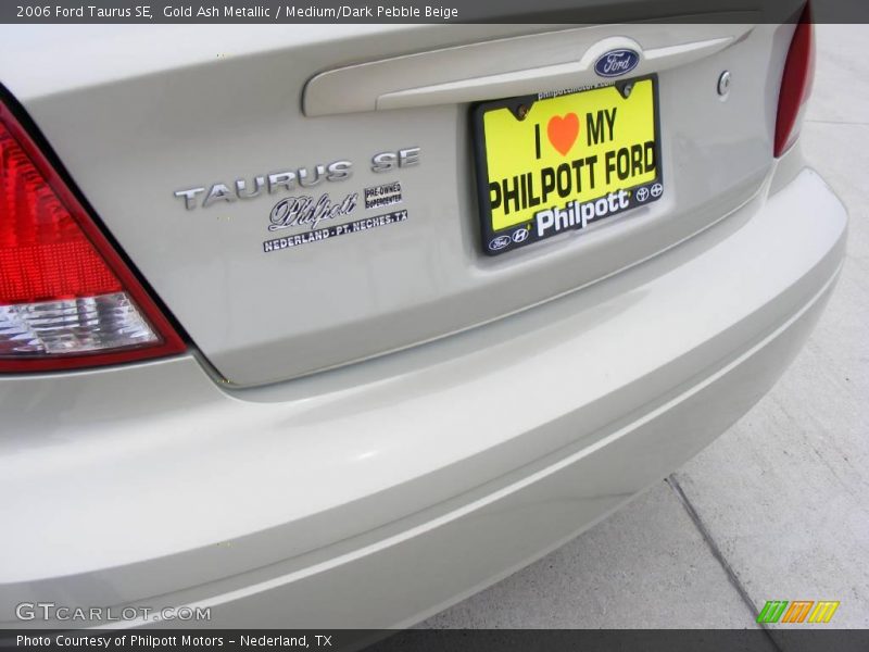 Gold Ash Metallic / Medium/Dark Pebble Beige 2006 Ford Taurus SE
