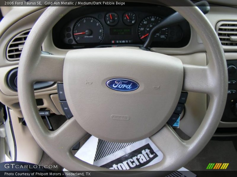 Gold Ash Metallic / Medium/Dark Pebble Beige 2006 Ford Taurus SE