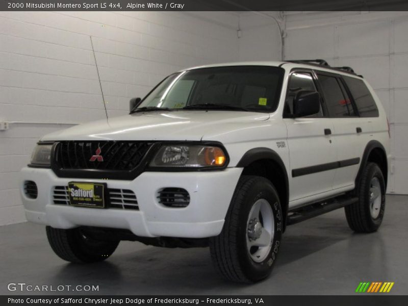 Alpine White / Gray 2000 Mitsubishi Montero Sport LS 4x4