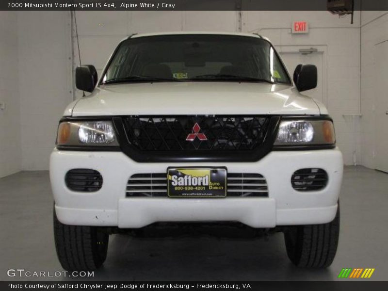 Alpine White / Gray 2000 Mitsubishi Montero Sport LS 4x4