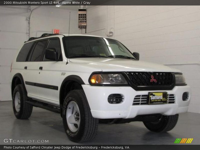 Alpine White / Gray 2000 Mitsubishi Montero Sport LS 4x4