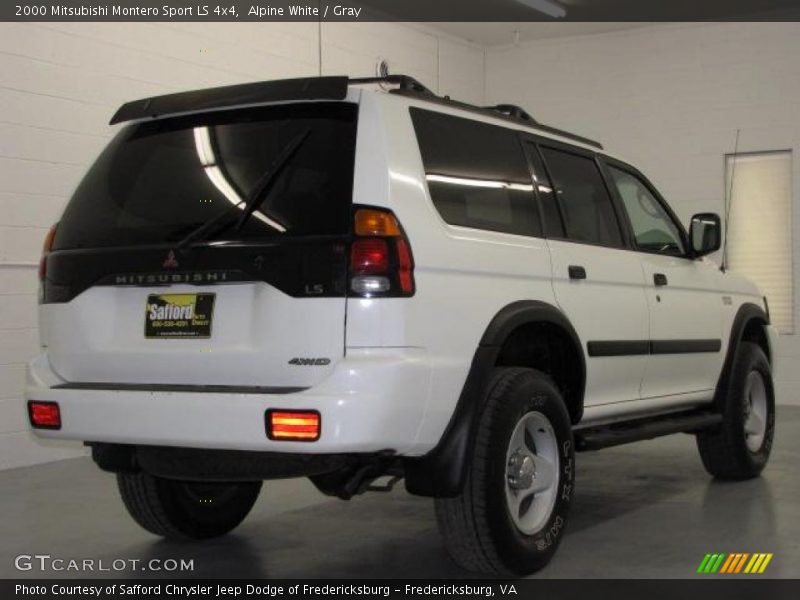 Alpine White / Gray 2000 Mitsubishi Montero Sport LS 4x4