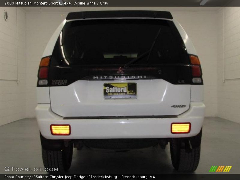 Alpine White / Gray 2000 Mitsubishi Montero Sport LS 4x4