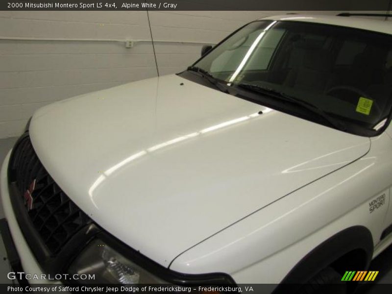 Alpine White / Gray 2000 Mitsubishi Montero Sport LS 4x4