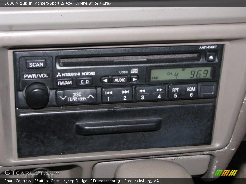 Alpine White / Gray 2000 Mitsubishi Montero Sport LS 4x4