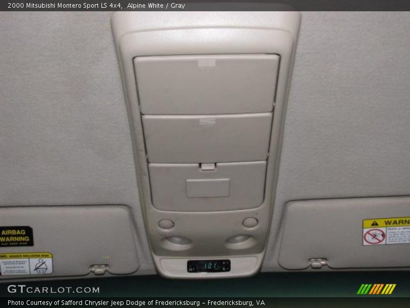 Alpine White / Gray 2000 Mitsubishi Montero Sport LS 4x4