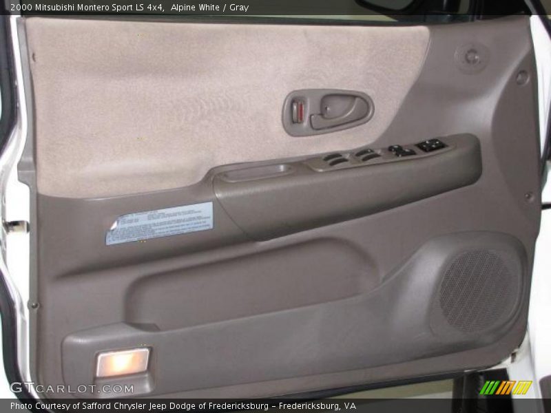 Alpine White / Gray 2000 Mitsubishi Montero Sport LS 4x4
