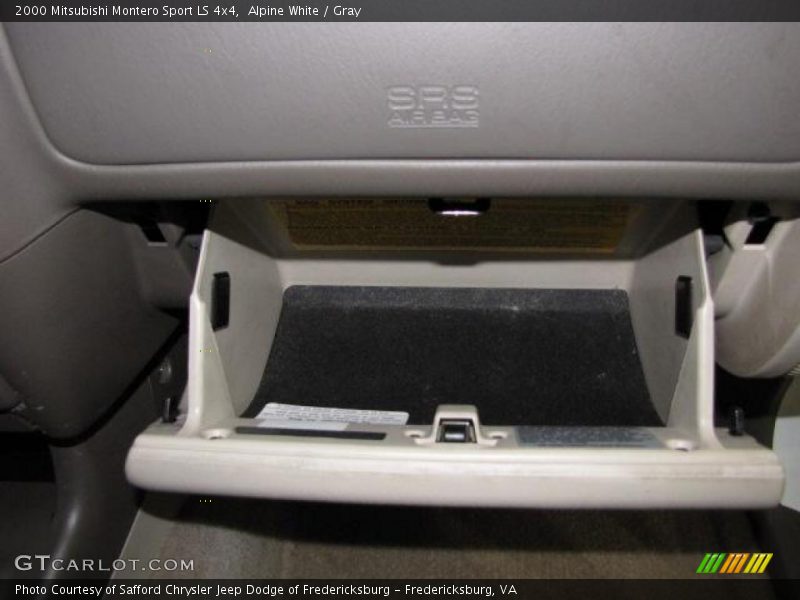 Alpine White / Gray 2000 Mitsubishi Montero Sport LS 4x4