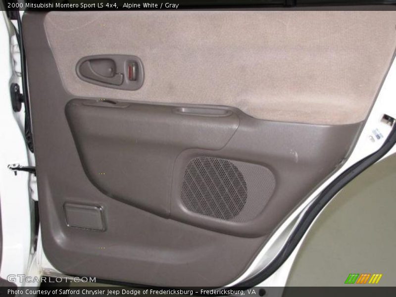 Alpine White / Gray 2000 Mitsubishi Montero Sport LS 4x4
