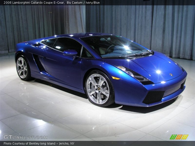 Blu Caelum / Ivory/Blue 2008 Lamborghini Gallardo Coupe E-Gear