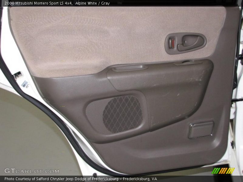 Alpine White / Gray 2000 Mitsubishi Montero Sport LS 4x4