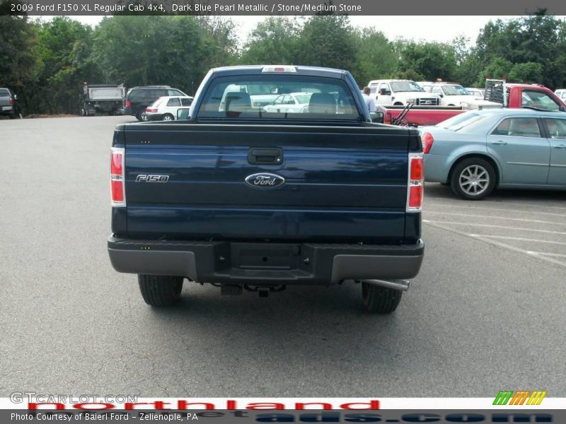 Dark Blue Pearl Metallic / Stone/Medium Stone 2009 Ford F150 XL Regular Cab 4x4