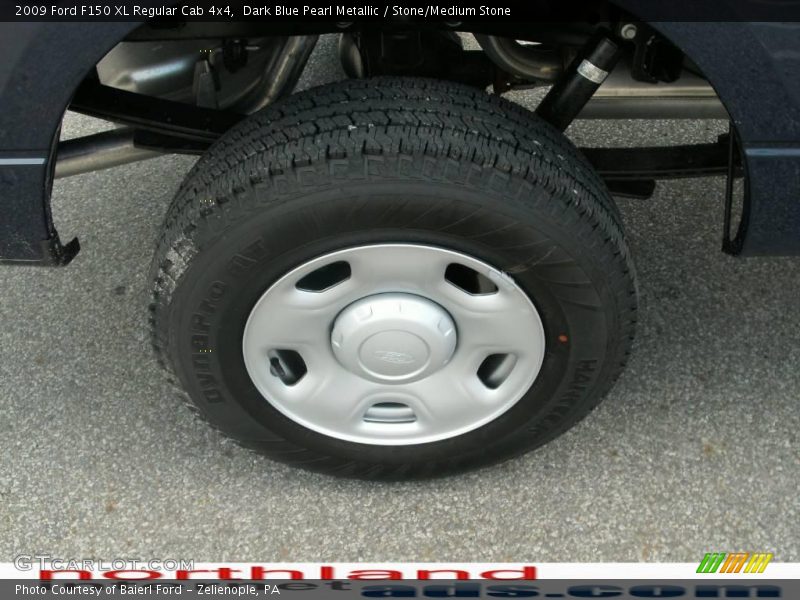 Dark Blue Pearl Metallic / Stone/Medium Stone 2009 Ford F150 XL Regular Cab 4x4