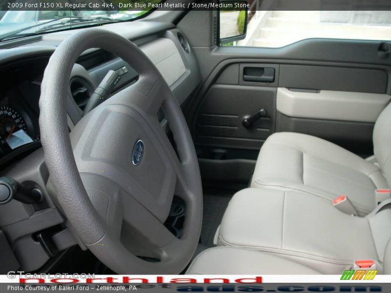 Dark Blue Pearl Metallic / Stone/Medium Stone 2009 Ford F150 XL Regular Cab 4x4