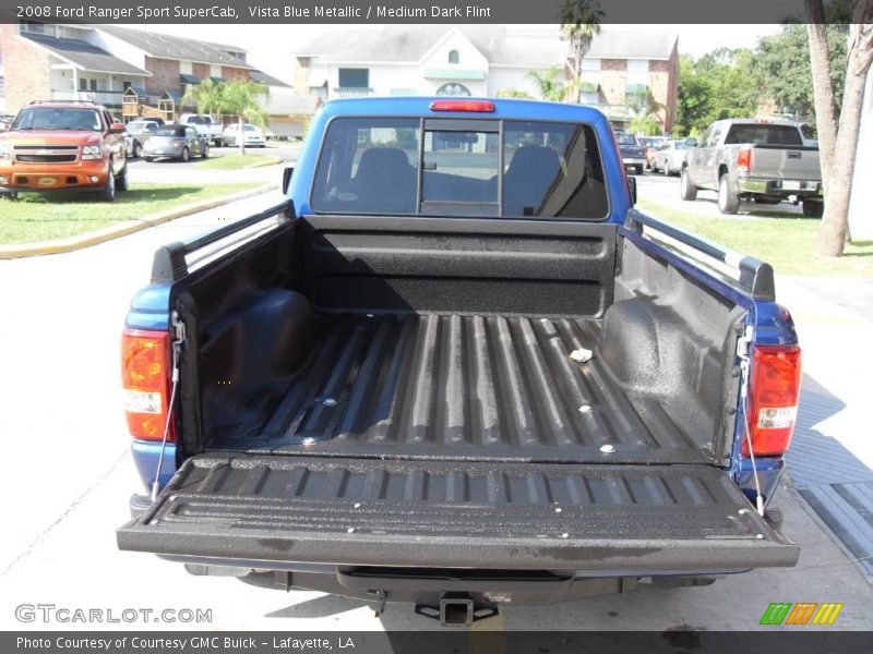 Vista Blue Metallic / Medium Dark Flint 2008 Ford Ranger Sport SuperCab