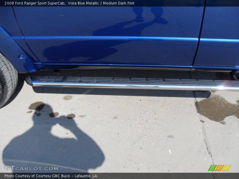 Vista Blue Metallic / Medium Dark Flint 2008 Ford Ranger Sport SuperCab