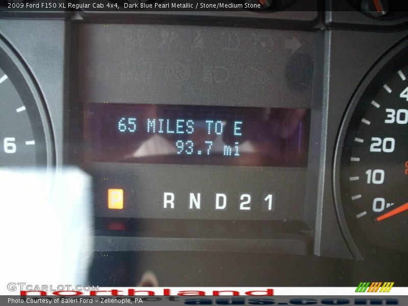 Dark Blue Pearl Metallic / Stone/Medium Stone 2009 Ford F150 XL Regular Cab 4x4