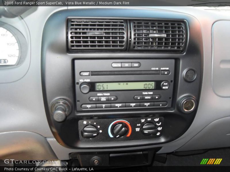 Vista Blue Metallic / Medium Dark Flint 2008 Ford Ranger Sport SuperCab