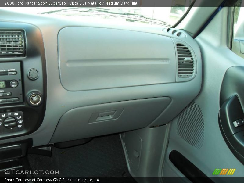 Vista Blue Metallic / Medium Dark Flint 2008 Ford Ranger Sport SuperCab