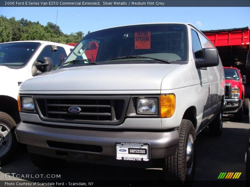 Silver Metallic / Medium Flint Grey 2006 Ford E Series Van E350 Commercial Extended