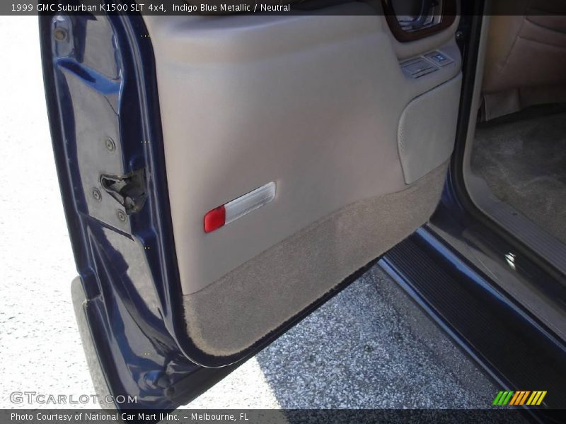Indigo Blue Metallic / Neutral 1999 GMC Suburban K1500 SLT 4x4