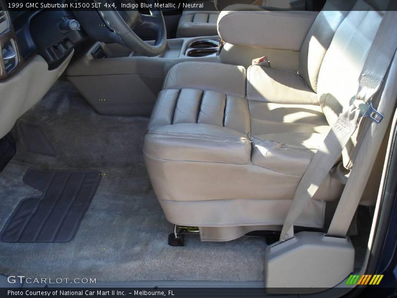 Indigo Blue Metallic / Neutral 1999 GMC Suburban K1500 SLT 4x4