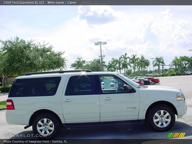 White Suede / Camel 2008 Ford Expedition EL XLT