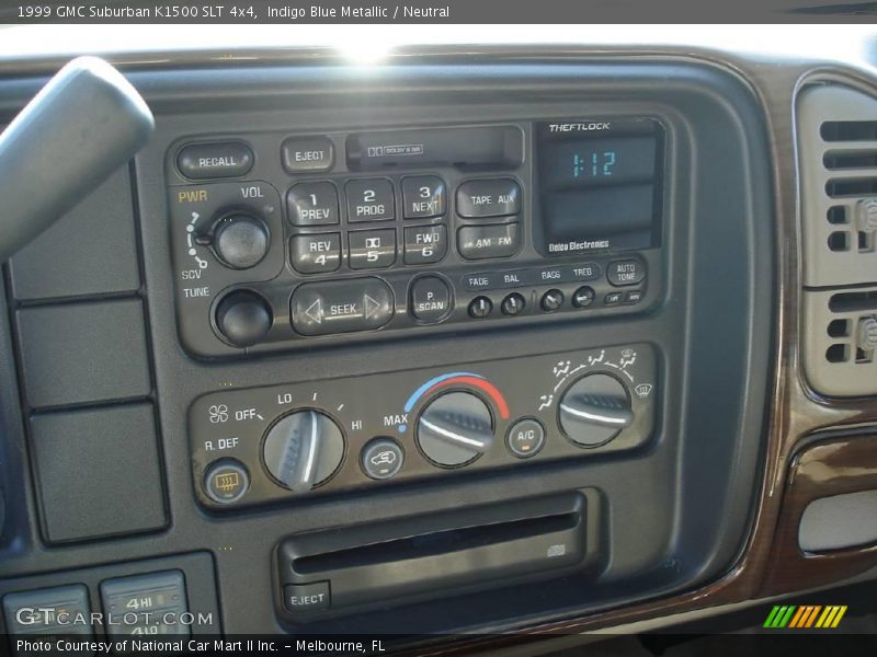 Indigo Blue Metallic / Neutral 1999 GMC Suburban K1500 SLT 4x4