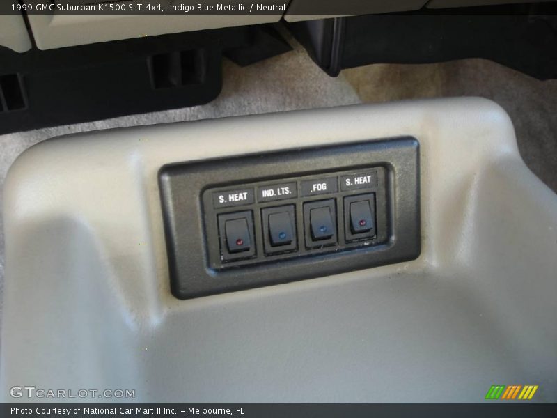 Indigo Blue Metallic / Neutral 1999 GMC Suburban K1500 SLT 4x4