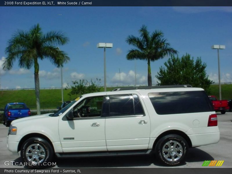White Suede / Camel 2008 Ford Expedition EL XLT