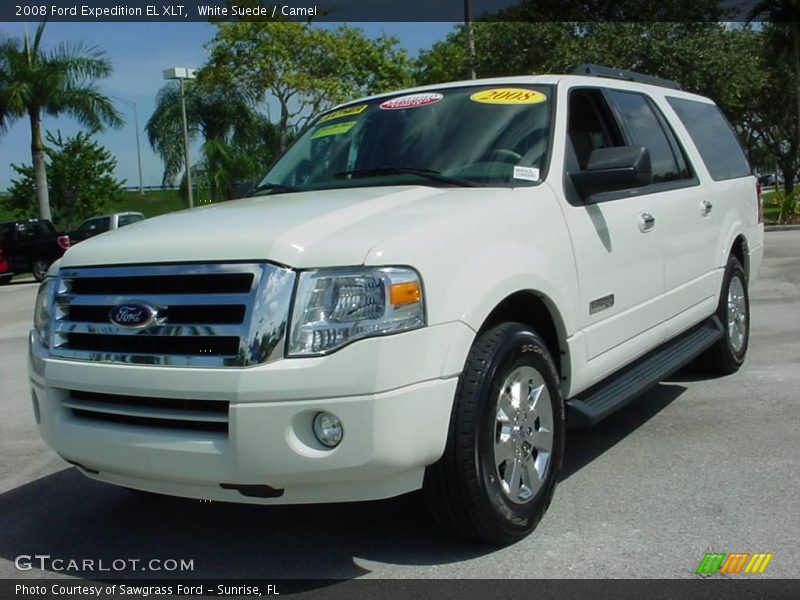 White Suede / Camel 2008 Ford Expedition EL XLT