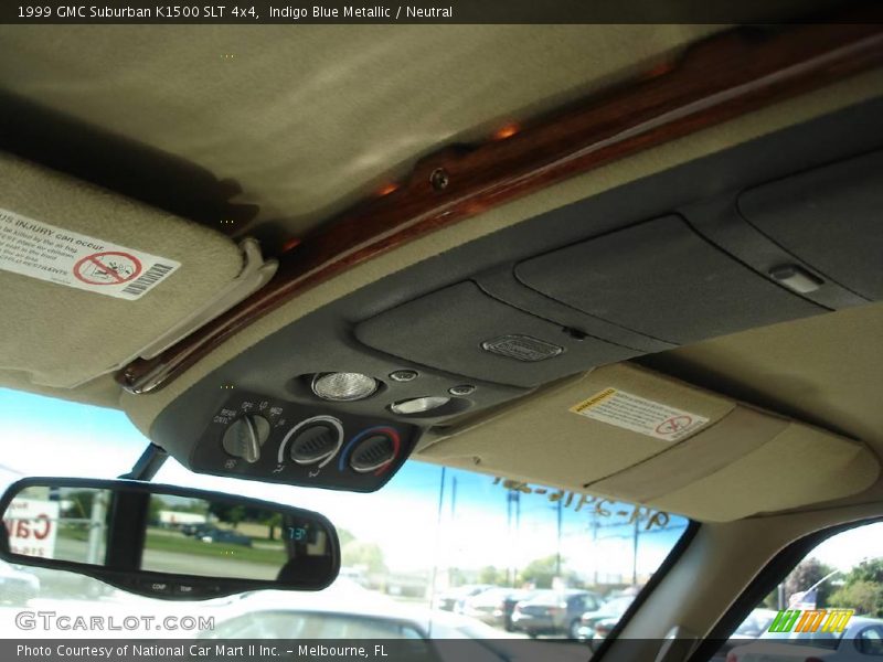 Indigo Blue Metallic / Neutral 1999 GMC Suburban K1500 SLT 4x4