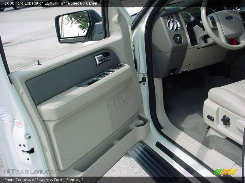 White Suede / Camel 2008 Ford Expedition EL XLT