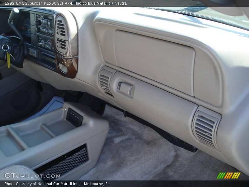 Indigo Blue Metallic / Neutral 1999 GMC Suburban K1500 SLT 4x4