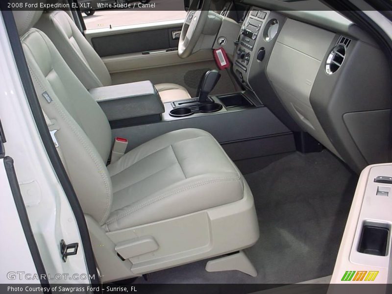 White Suede / Camel 2008 Ford Expedition EL XLT