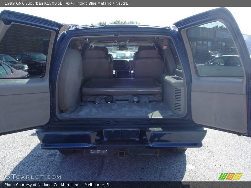 Indigo Blue Metallic / Neutral 1999 GMC Suburban K1500 SLT 4x4