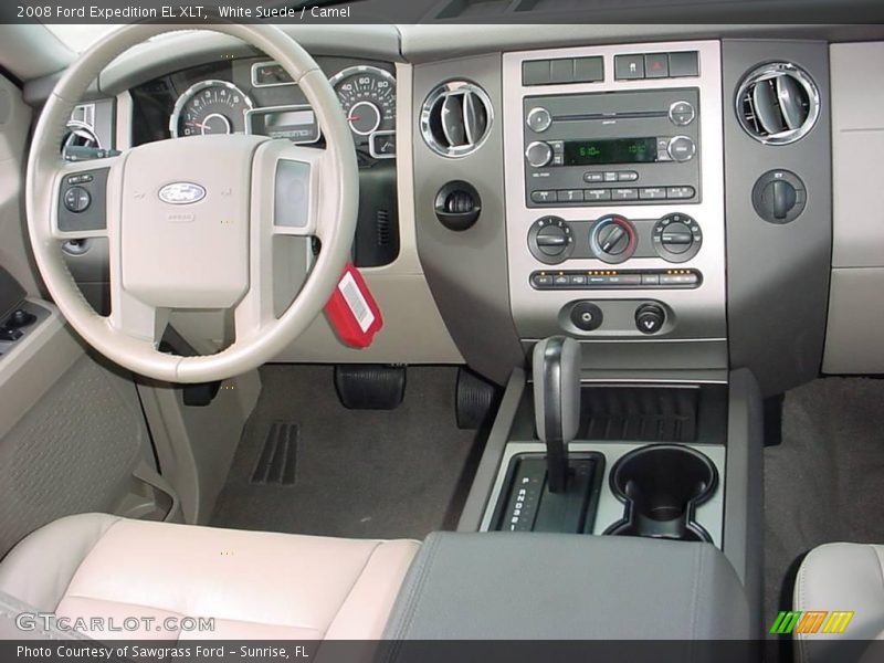 White Suede / Camel 2008 Ford Expedition EL XLT