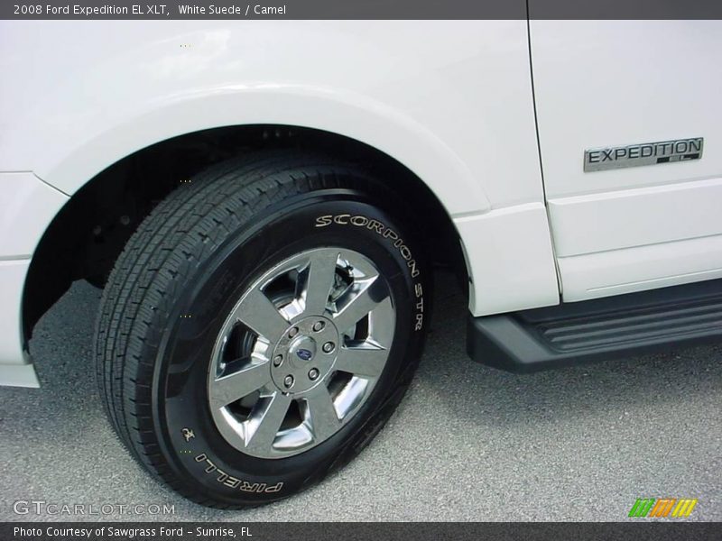 White Suede / Camel 2008 Ford Expedition EL XLT