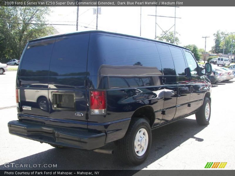 Dark Blue Pearl Metallic / Medium Flint 2008 Ford E Series Van E250 Super Duty Commericial Extended