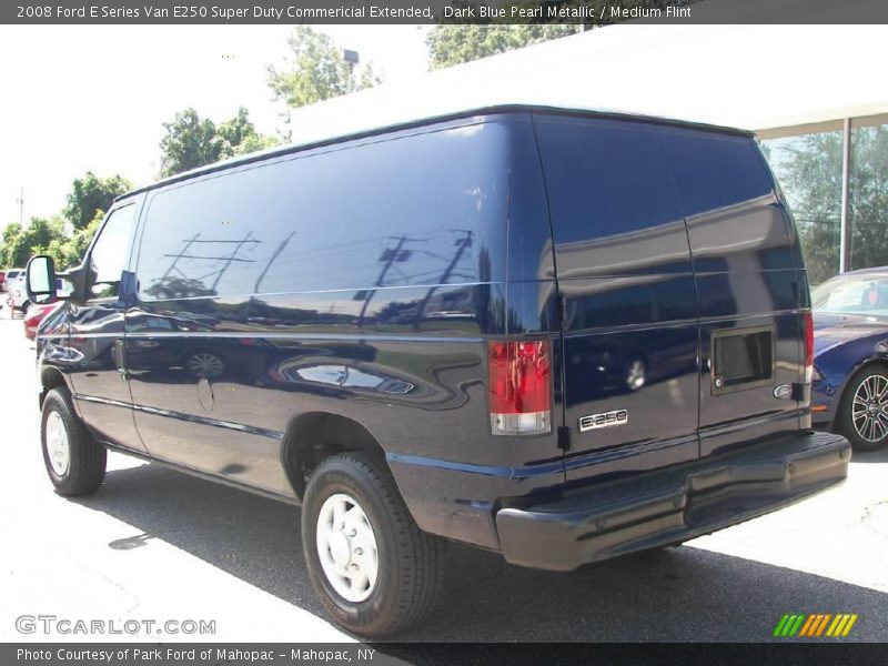 Dark Blue Pearl Metallic / Medium Flint 2008 Ford E Series Van E250 Super Duty Commericial Extended
