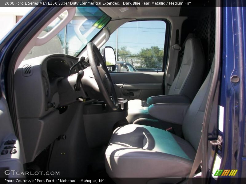 Dark Blue Pearl Metallic / Medium Flint 2008 Ford E Series Van E250 Super Duty Commericial Extended