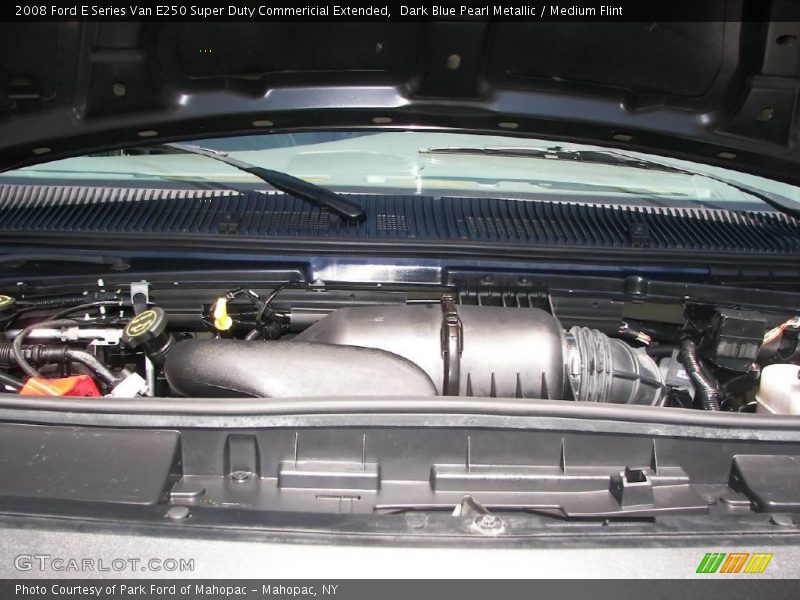Dark Blue Pearl Metallic / Medium Flint 2008 Ford E Series Van E250 Super Duty Commericial Extended