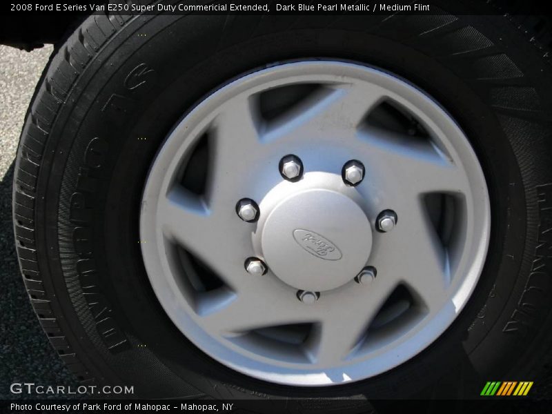 Dark Blue Pearl Metallic / Medium Flint 2008 Ford E Series Van E250 Super Duty Commericial Extended
