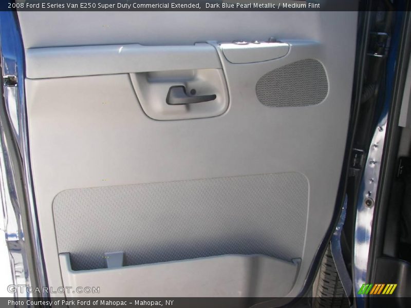 Dark Blue Pearl Metallic / Medium Flint 2008 Ford E Series Van E250 Super Duty Commericial Extended