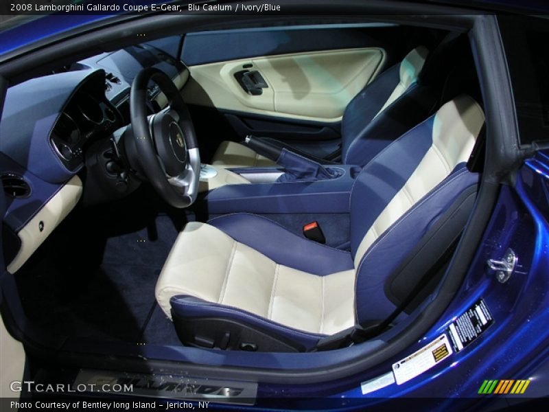 Blu Caelum / Ivory/Blue 2008 Lamborghini Gallardo Coupe E-Gear