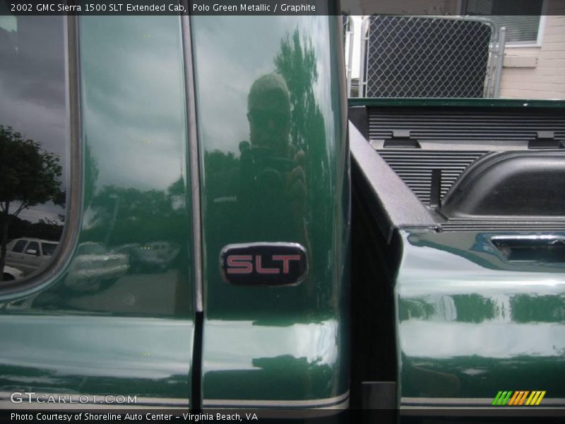Polo Green Metallic / Graphite 2002 GMC Sierra 1500 SLT Extended Cab