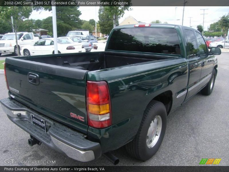 Polo Green Metallic / Graphite 2002 GMC Sierra 1500 SLT Extended Cab